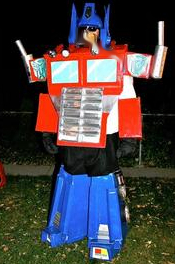 My Optimus Prime Halloween Costume